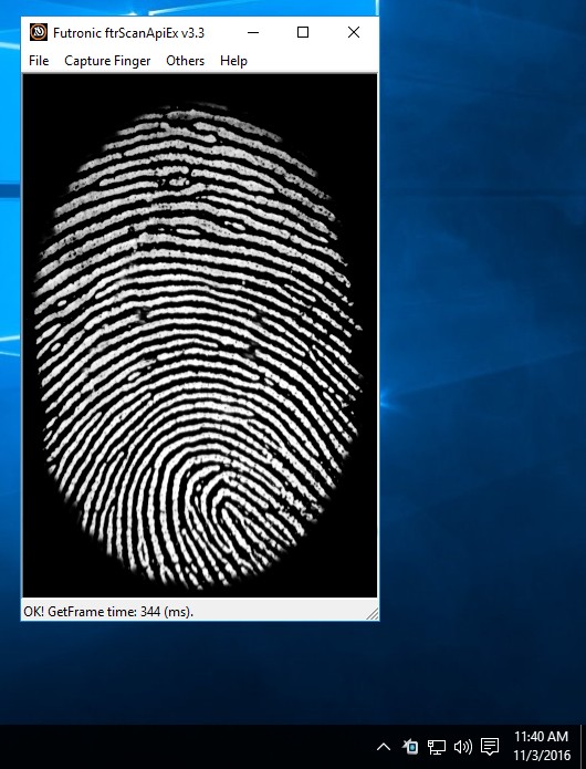 Biometrics for Remote Desktop demo